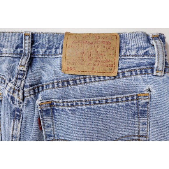 Vintage Y2K Levi's 560 Loose Fit Straight Leg Blea - Picture 9 of 12